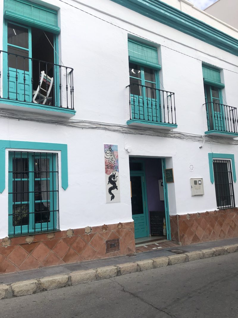 Whitewashed building in Nerja