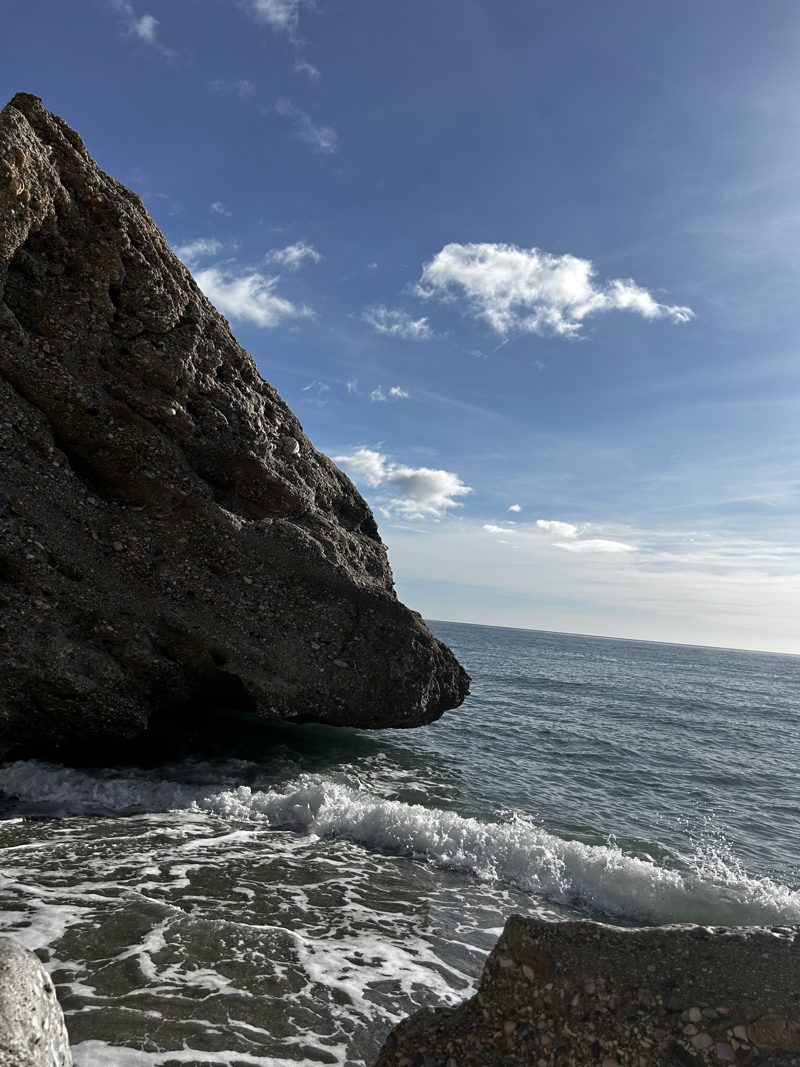 Rocky coastline near Maro and Nerja