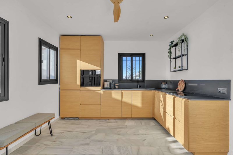 The kitchen at Casa Joya Nerja